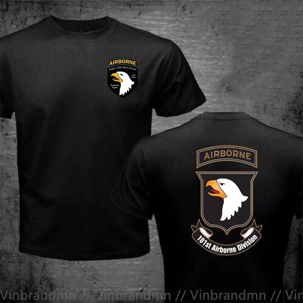 Us Army 101st Airborne T Shirt Unisex Fashion Tshirt Trendy Casual Clothes Summer Tshirt Hip Hop Sportswear Street Tops Tee Shirt