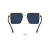 Cool Square Sunglasses, Metal Half-Frame Sunglasses, Sunshades