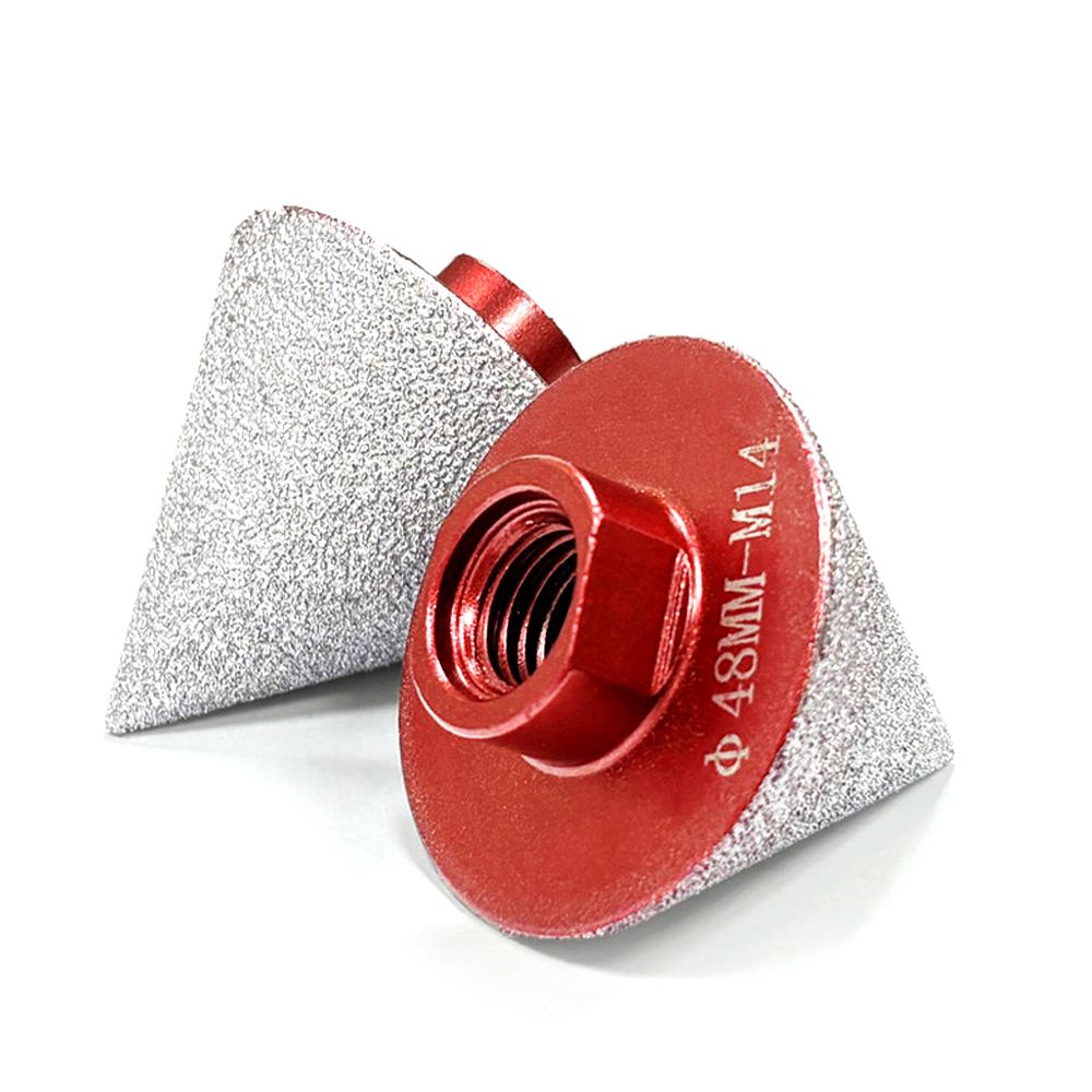 Diamond Grit Chamfer Brazed Chamfering Tool Milling Bit Tile Marble Granite Hole Drilling Enlarging Beveling Stone