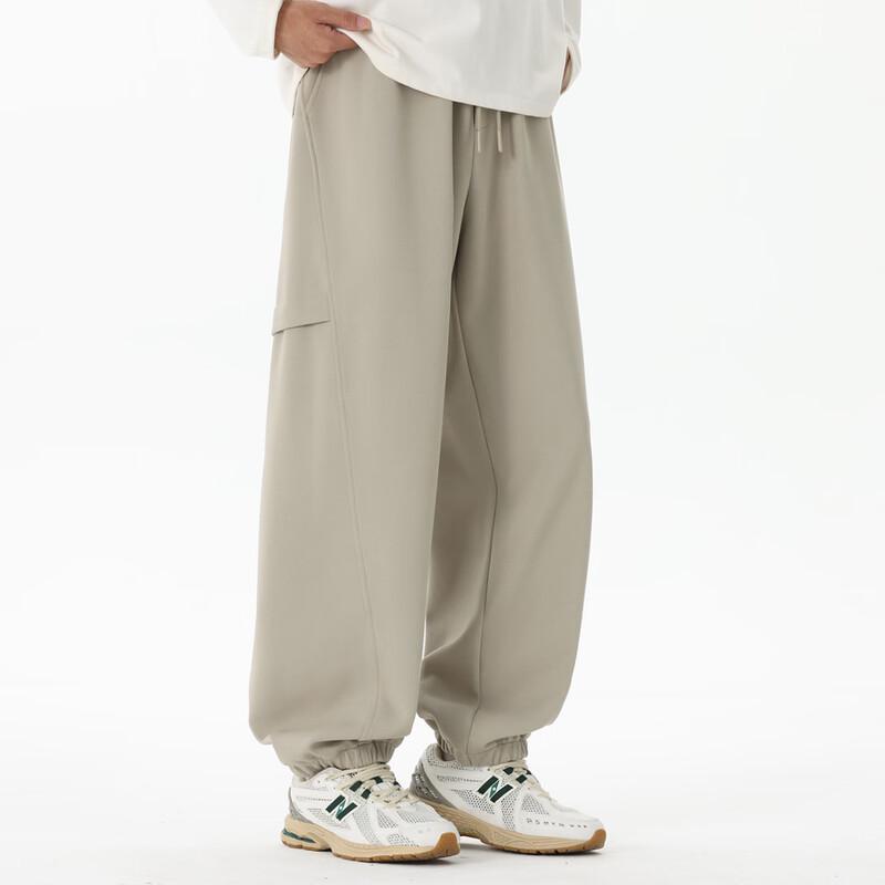 Fingercroxxit Men's Korean Style Loose Jogger Sweatpants