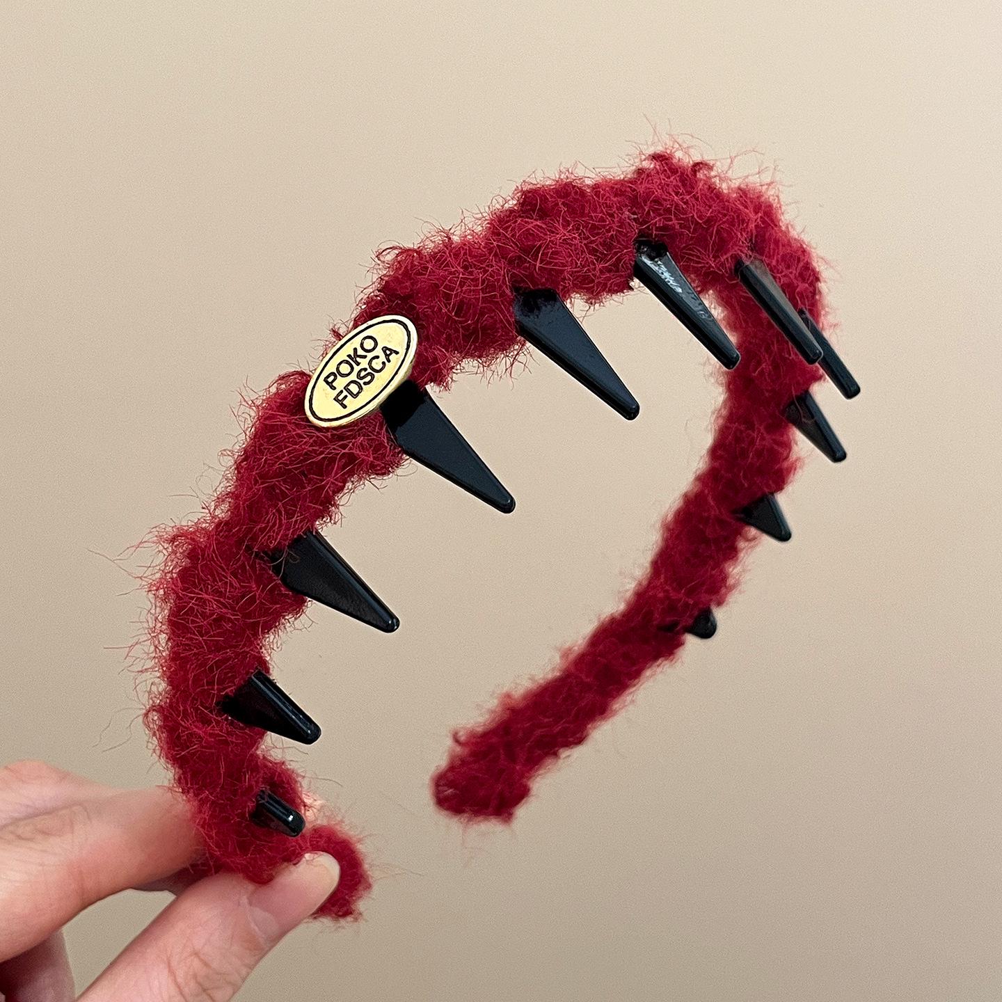 

Праздничная красная повязка на голову 2026 года со знаком зодиака для женщин - Высококлассные стильные аксессуары и заколки для волос