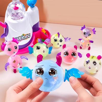 236Pcs/Set DIY Sticky Ball Doll Toy Kit with Ball Inflator 102 Balloons 118 Decoration Accessories 90 Emotion Sticker Cartoon Balloon Making Kit