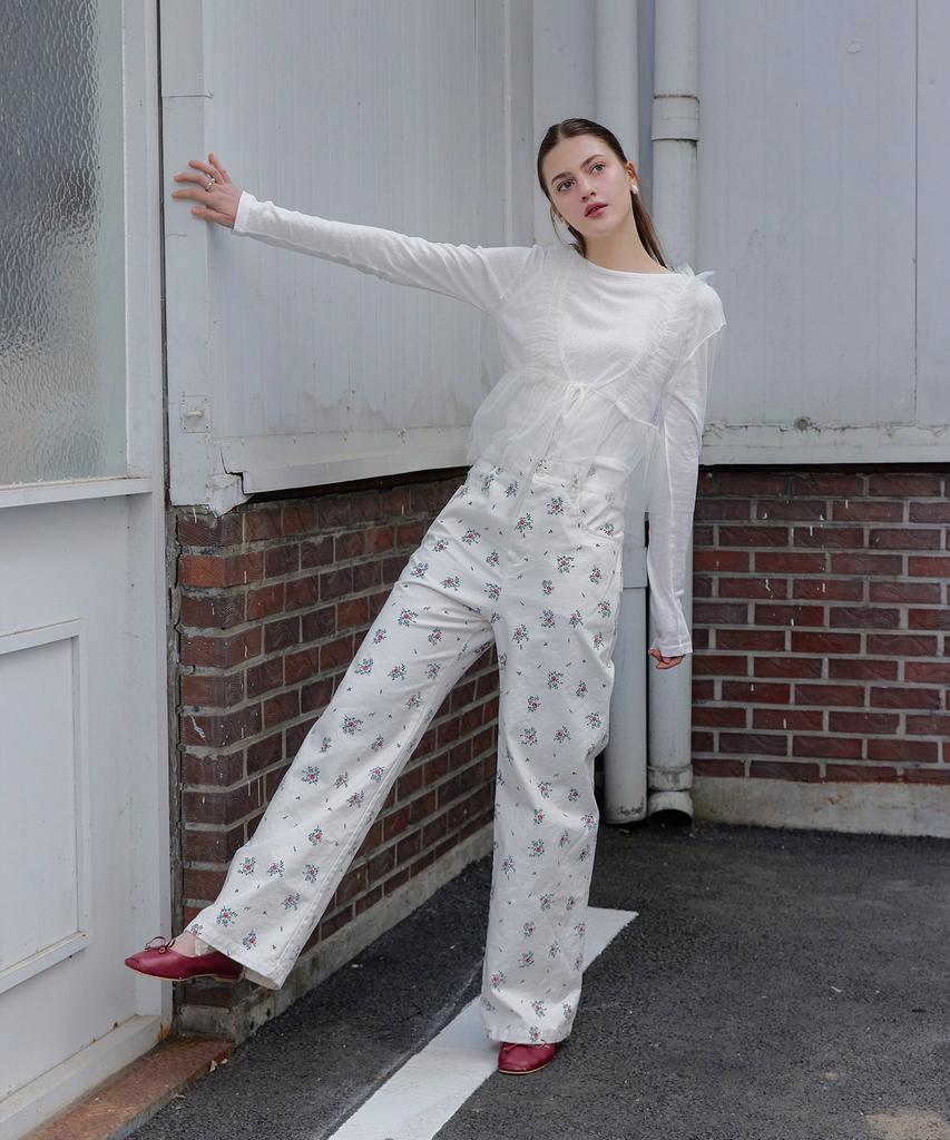 Seuleubi Amelie Floral Pants