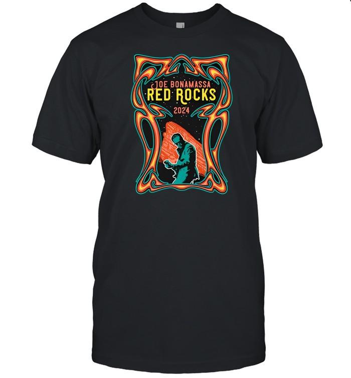 Joe Bonamassa Retro Red Rocks Event Shirt 2024 Unisex T-Shirt XXXXL