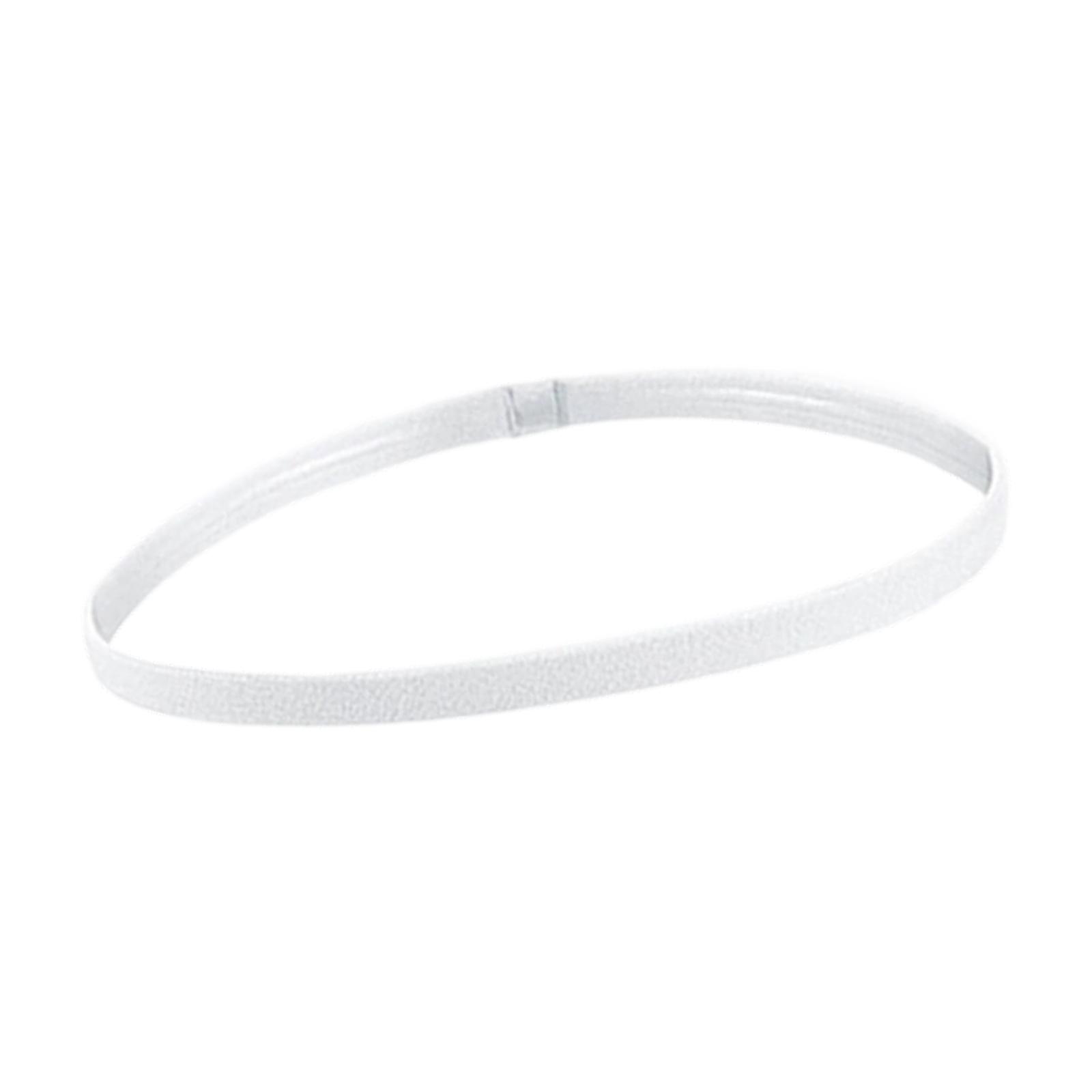 

Sports Headbands Breathable Hair Bands Elastic Absorbent Sweat Bands Football Tennis Headwrap for Men and Women белый