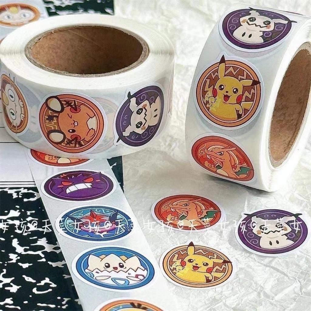 500PCS Anime Stickers Cute Pikachu Cartoon Graffiti Decals DIY Laptop Phone Decor Kids Gift Reward Toy Sticker