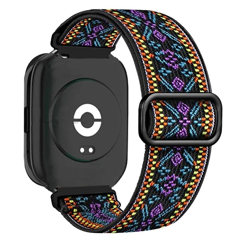 Klasický nylonový řemínek Starp pro Xiaomi Redmi Watch 3 Active/Lite Band elastický náhradní náramek Correa pásek pro Redmi Watch 3 Lite