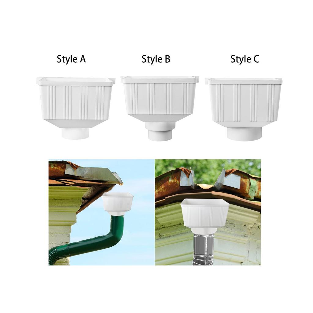 Rainwater Downspout Drainage Connector Rainwater Collector Rain Barrel Diverter for Outdoor Backyard Gardening Landscape Yard