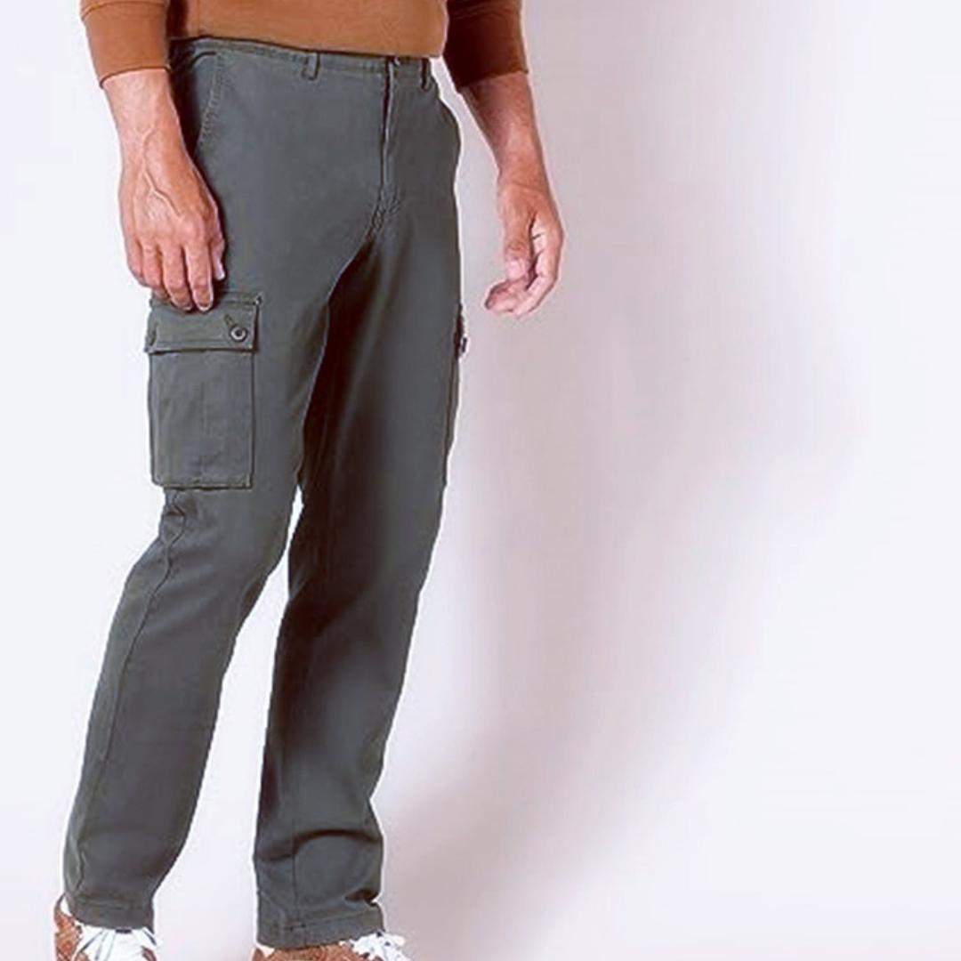 

Мужские рабочие брюки Повседневные брюки Новые повседневные брюки Широкие брюки Мужские брюки большого размера 3XL темно-серого