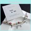 Fashionable Star Alloy Bracelet For Women Stylish Layered Design Beaded Friendship