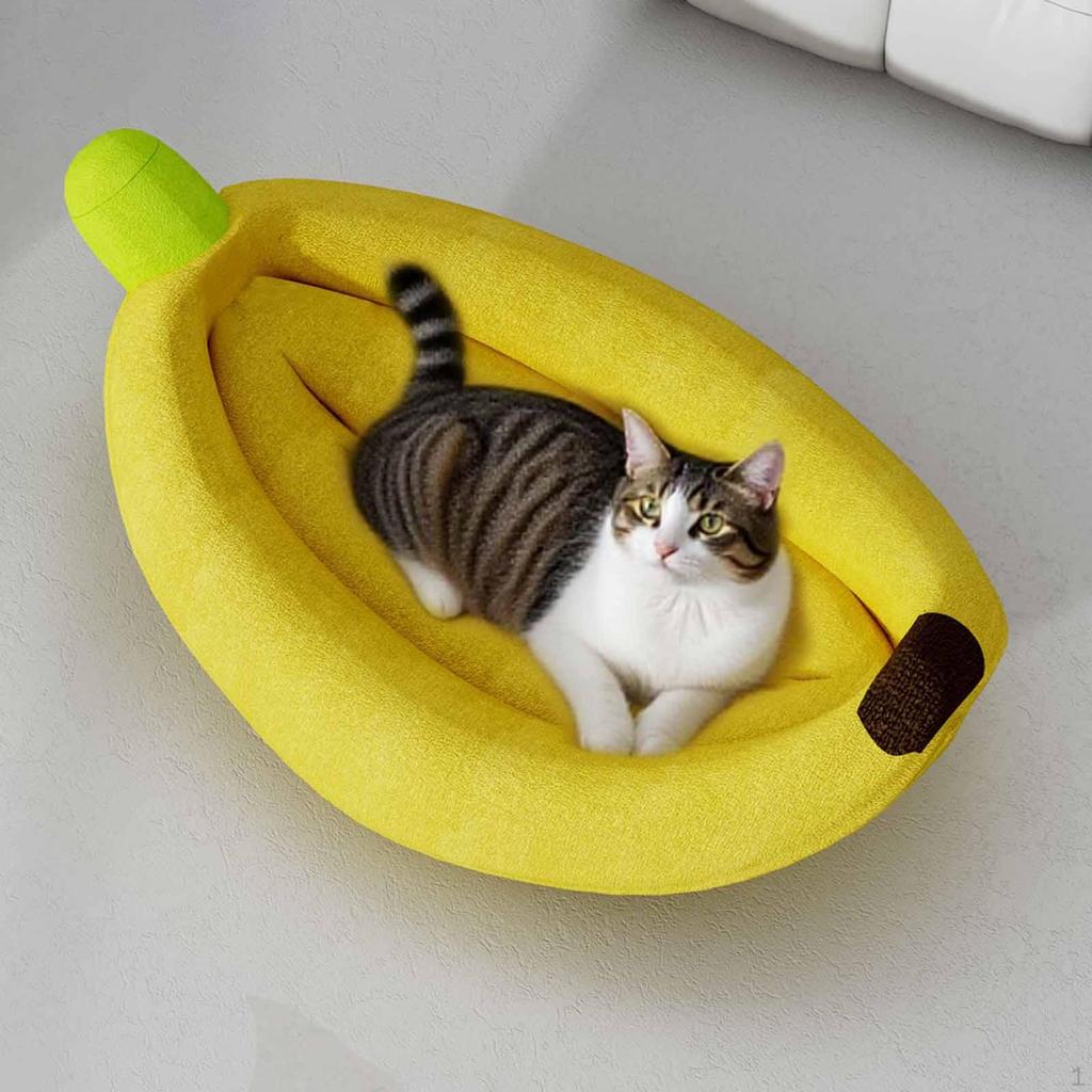 Bed for Indoor Cats Playing Machine Washable Nest with Removable Mat Multifunctional Small Dogs