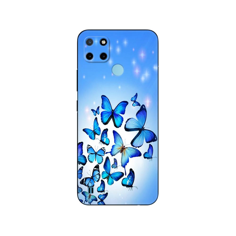 For Realme C21Y C25Y Case Silicon Phone Back Cover For OPPO Realme C21Y C25Y 4G Soft Case RMX3261 Coque 6.5inch Black Tpu Case