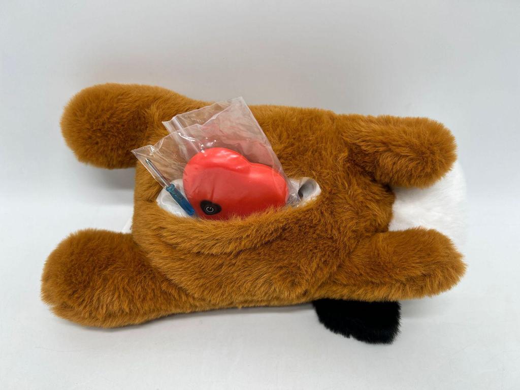 Interactive Heartbeat Puppy Plush Toy for Soothing Companionship