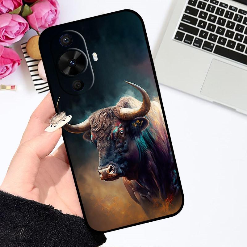 For Huawei Nova 12S Case Nova12S Cute Cartoon Cover Soft Silicone Phone Case For Huawei Nova 12S Bumper astronaut Painted Covers