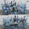 Wedding Aisle Blue Artificial Flower Row Decoration