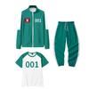 3ks/sada Dětský Unisex Filmový Herní Potisk Dlouhý Rukáv Zipová Bunda Kabát Kalhoty Set Oblečení Chlapci Dívky Halloween Cosplay Kostým