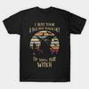 Asian Size Cotton Unisex Tshirt Print T-shirt I'M 100% That Witch Halloween Vintage T-shirt No-Cut Print Regular Fit