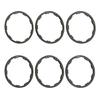 6Pcs Bicycles Flywheels Hub Spacers Bicycles Wheel Hub Spacers Easy Installation