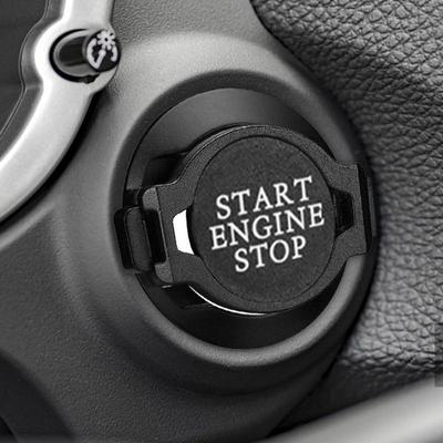 Car Start Button Cover Scratch-Resistant Universal Engine Start-Stop Button Cover Fashion Ignition Decorative Protective Cover