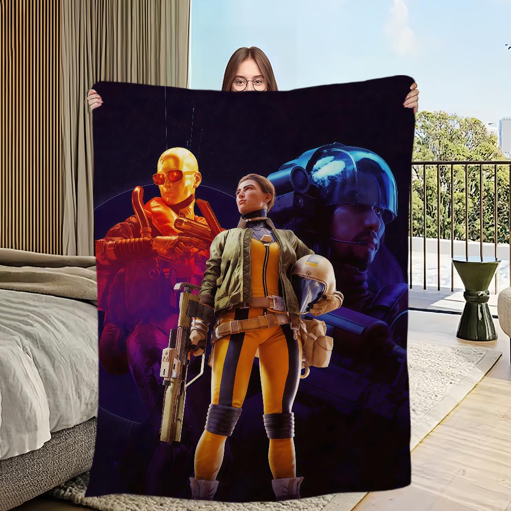 A-Arc Raiders Game Blanket For Sofa Room Microfiber Bedding Blanket Office Travel Gift Home
