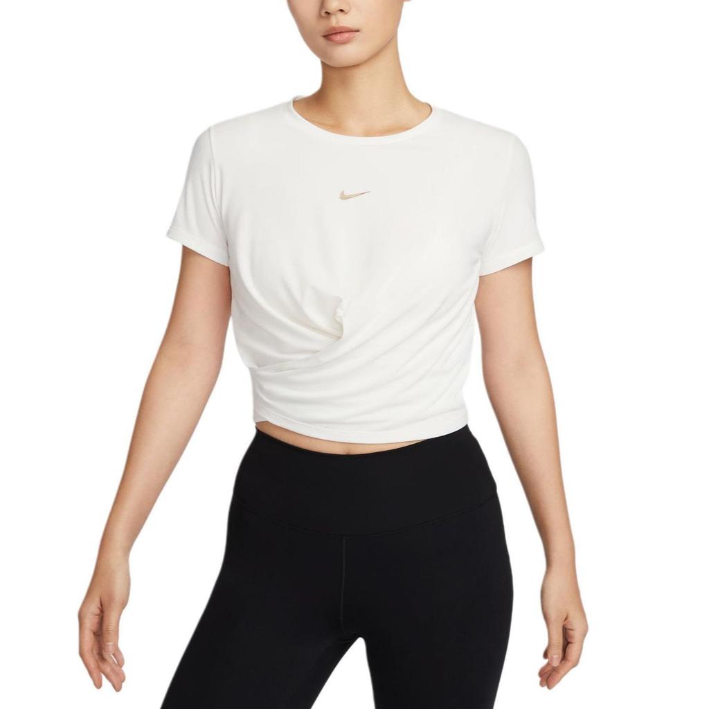 Nike One Luxe Dri-FIT Women's Quick-Drying Short-Sleeved Top White HF6182-133