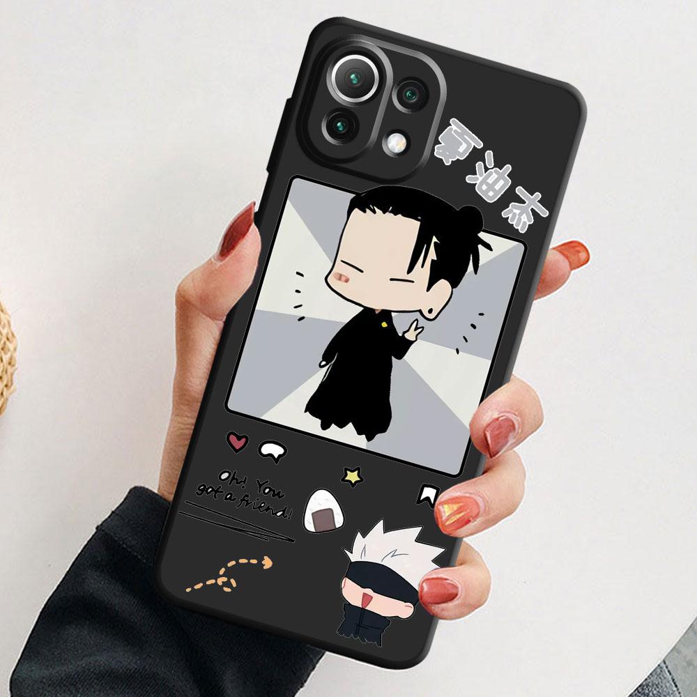 

Чехол для Xiaomi Mi 11i 11X 12S 11T 10 12X 12 Pro 10T 11 Lite 10S 10 Pro 12 Kawayi Jujutsu Kaisen, силиконовый чехол в виде аниме Xiaomi Mi 11