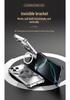 Cross-Border Apple 17 Pro Max S-Shaped Metal Phone Case with Rotating Stand