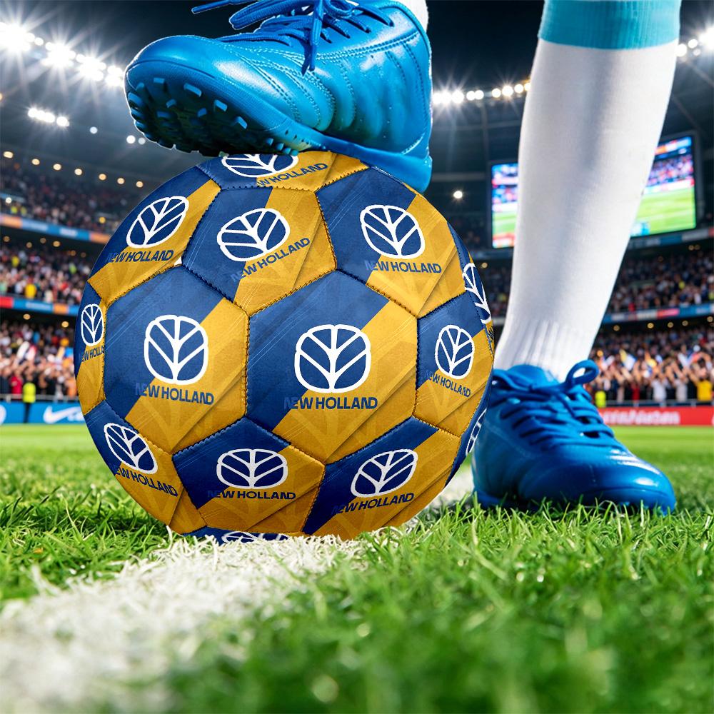 New Holland Print Standard Size 5 Soccer Ball Durable Shock?Absorbing Ball For Training Match Outdoor Play