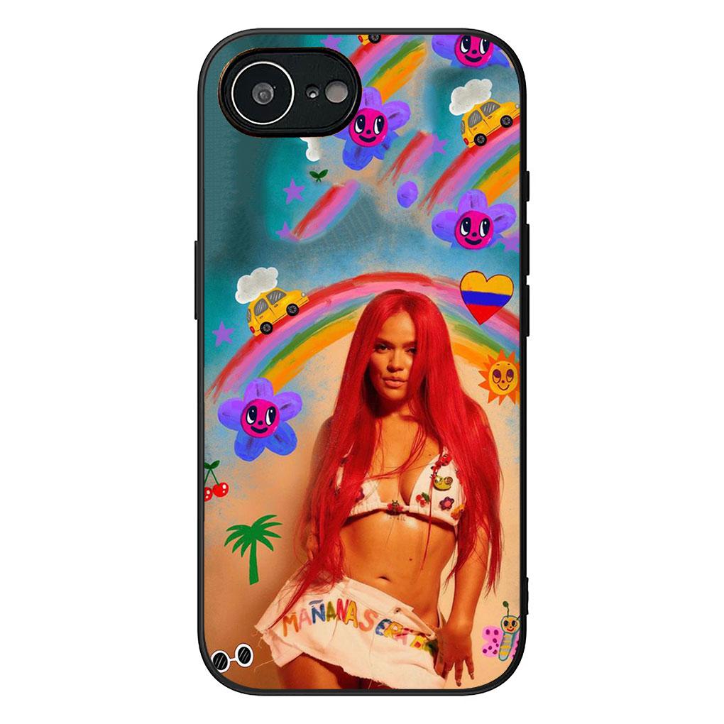 Soft Phone Cover for Apple iPhone 17 16 14 15 Pro Max Plus 15+ 16E XR ProMax Air Case Karol G Manana Sera Bonito Casing