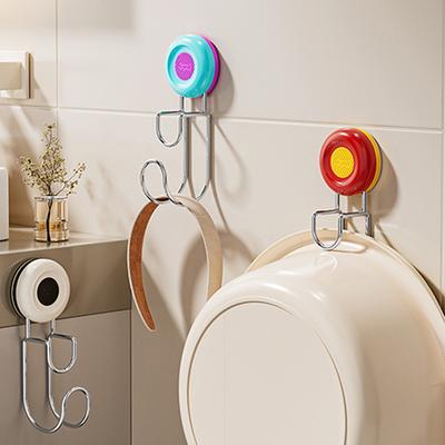 Household Suction Cup Basin Holder, Bathroom Wall Mounted Storage Rack, Suction Cup Storage Rack, Storage Hook