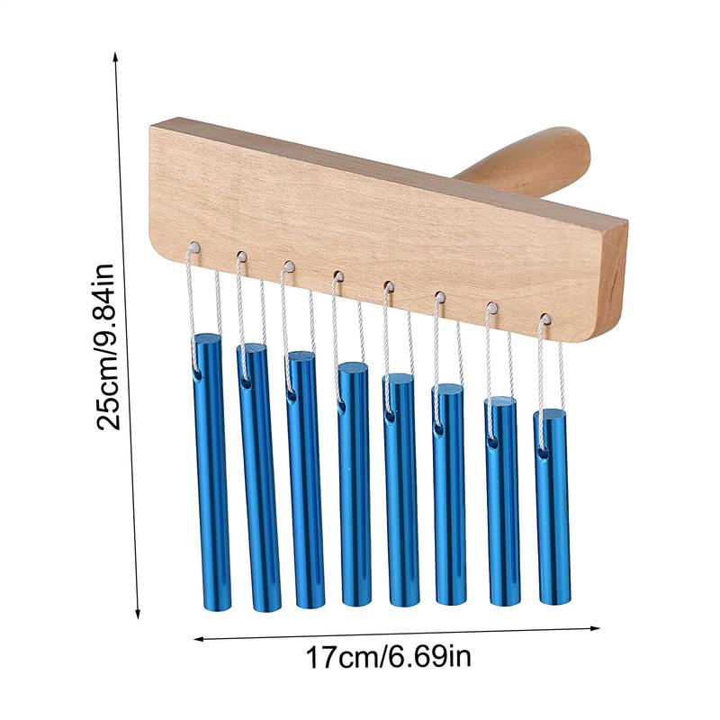 Klangspielinstrument, einreihiges Glockenspiel, Handperkussionsinstrument, Klangheilungsinstrumente für Erwachsene, Frauen, Männer, Anfänger