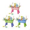 Playset Electric Water Circulation Pretend Cooking Table Dishwasher Detachable Legs PP Material
