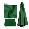 Parasol Replacement Cover 6 Ribs/8 Ribs Market Patio Umbrella Cloth Canopy Cover Waterproof Sunshade For Outdoor Garden
