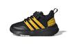 LEGO X Racer Tr El Fabric Comfortable Round Toe Abrasion Resistant Low Top Toddler Shoes Black Yellow GX3219