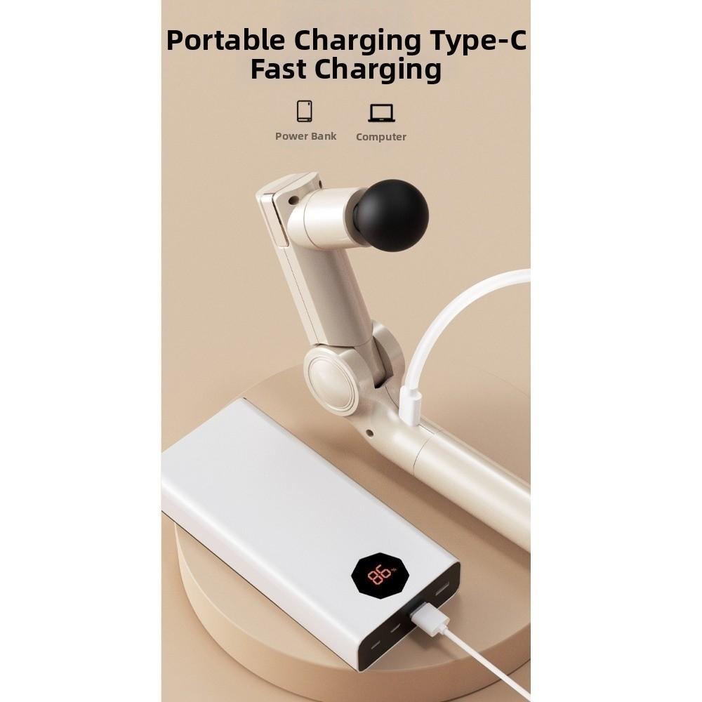 Verstellbarer Faszienmassager mit langem Griff für 7,4V 1200mAh Muskelentspannung