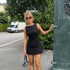 European and American Women's Summer Ins New Round Neck Sleeveless Stitching Bag Hip Casual Dress Female Y23DS138