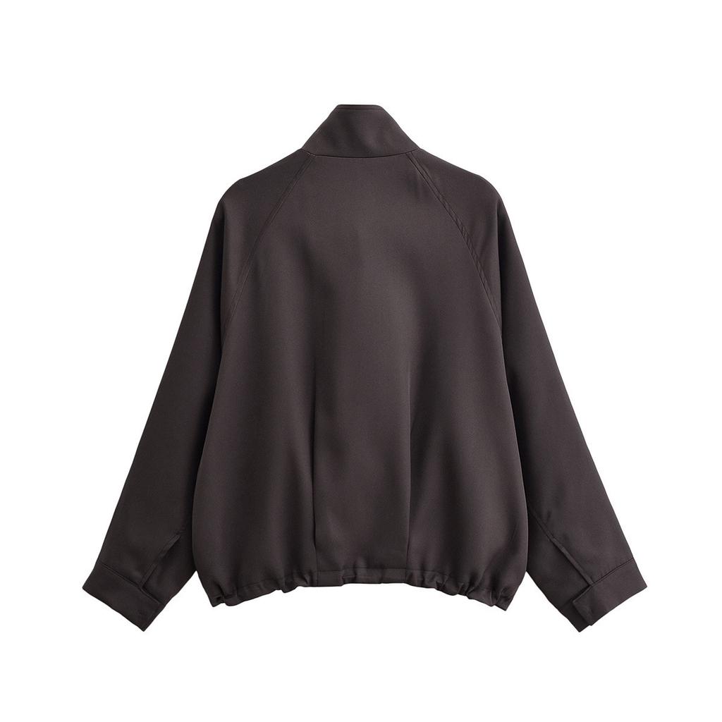 2026 spring new product European and American cross-border women's clothing street fashion loose flight suit jacket w09 12005
