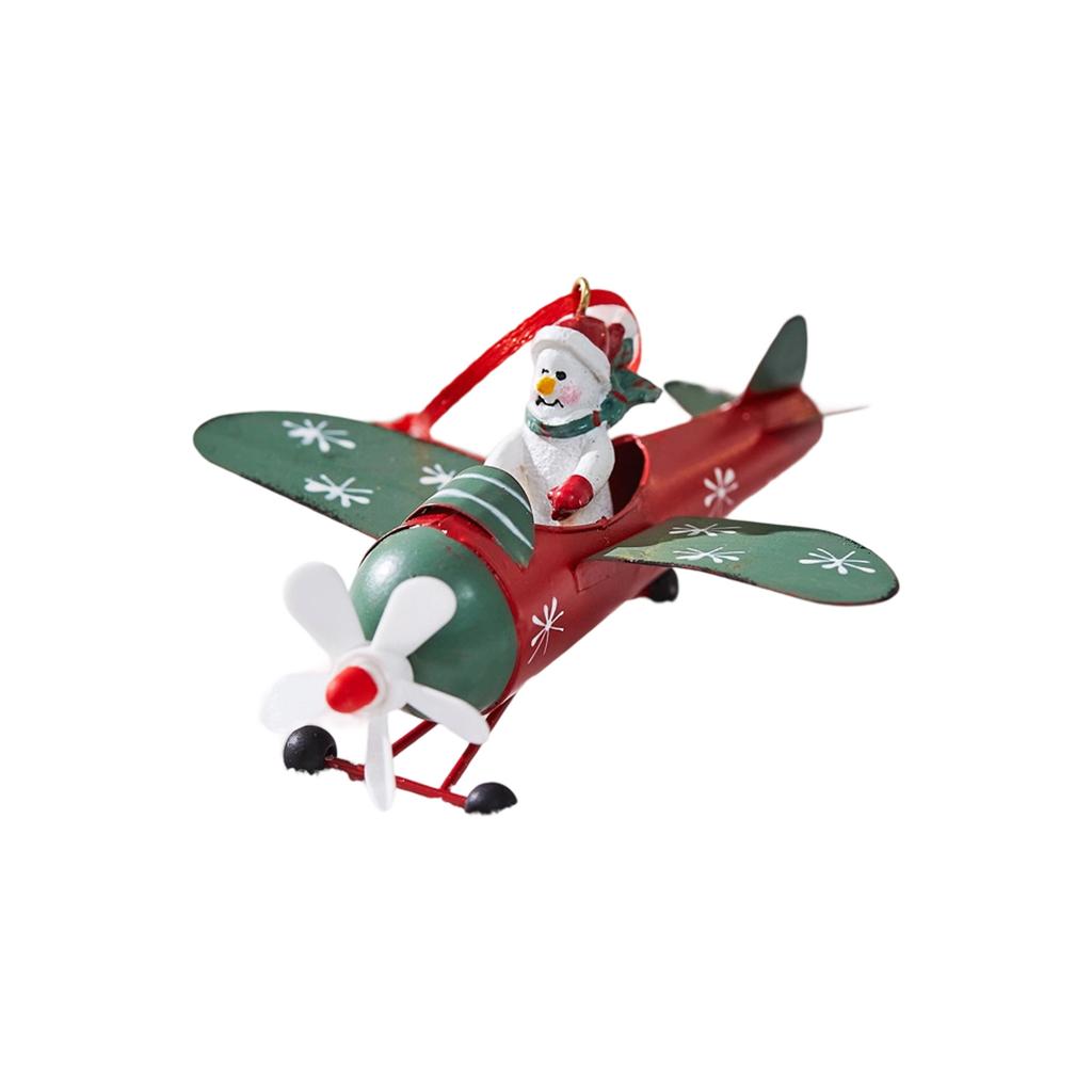 Durable Iron Santa Claus Reindeer Window Hanging Ornament For Christmas Home Store Decoration Display