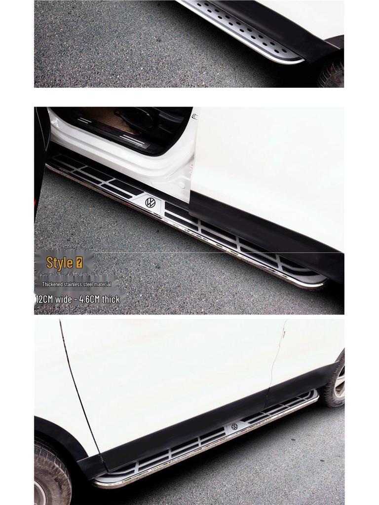 Volkswagen Touareg, Tiguan L/X, Tayron/X Side Step Boards & Welcome Pedals