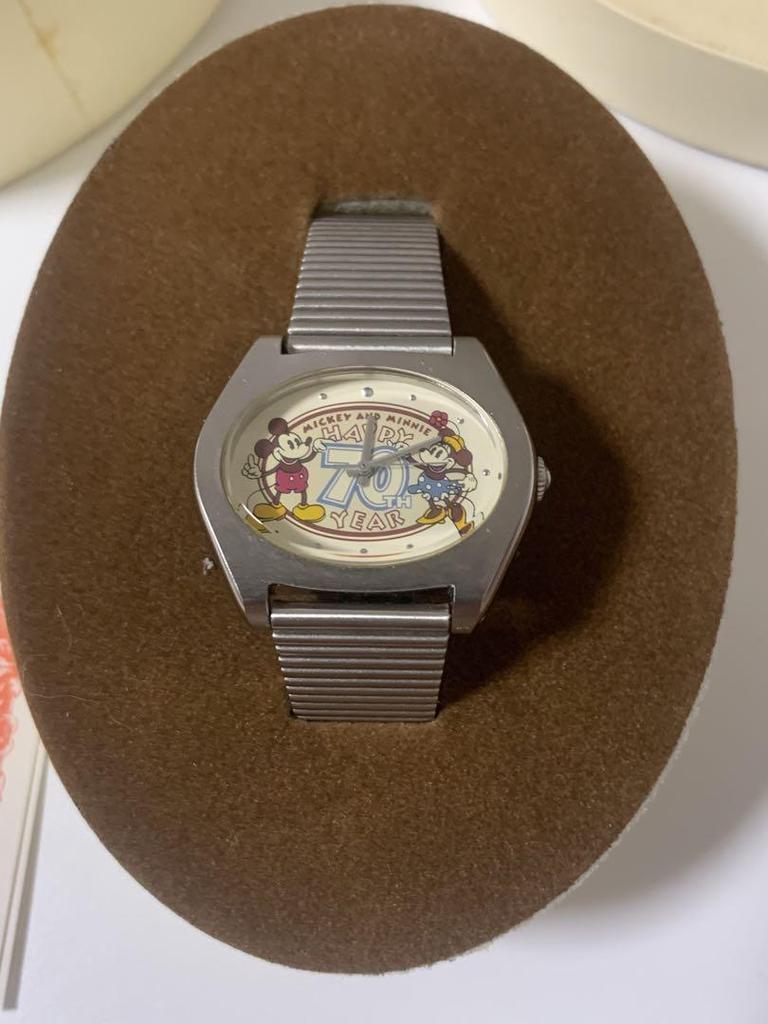 [USED] Seiko/SEIKO ALBA Mickey Mouse & Minnie 70th Anniversary Watch