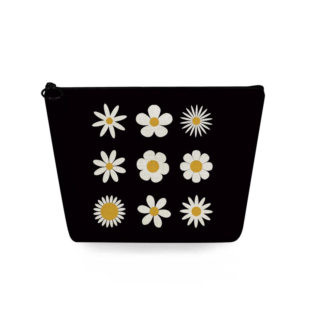 Women Flower Print Cosmetic Bag Toiletries Organize Travel Storage Case 6715