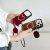 iPhone 17 Pro Max Case: High-End Leather Texture with 3D Rivets, Also Fits iPhone 16 Pro and iPhone 15
