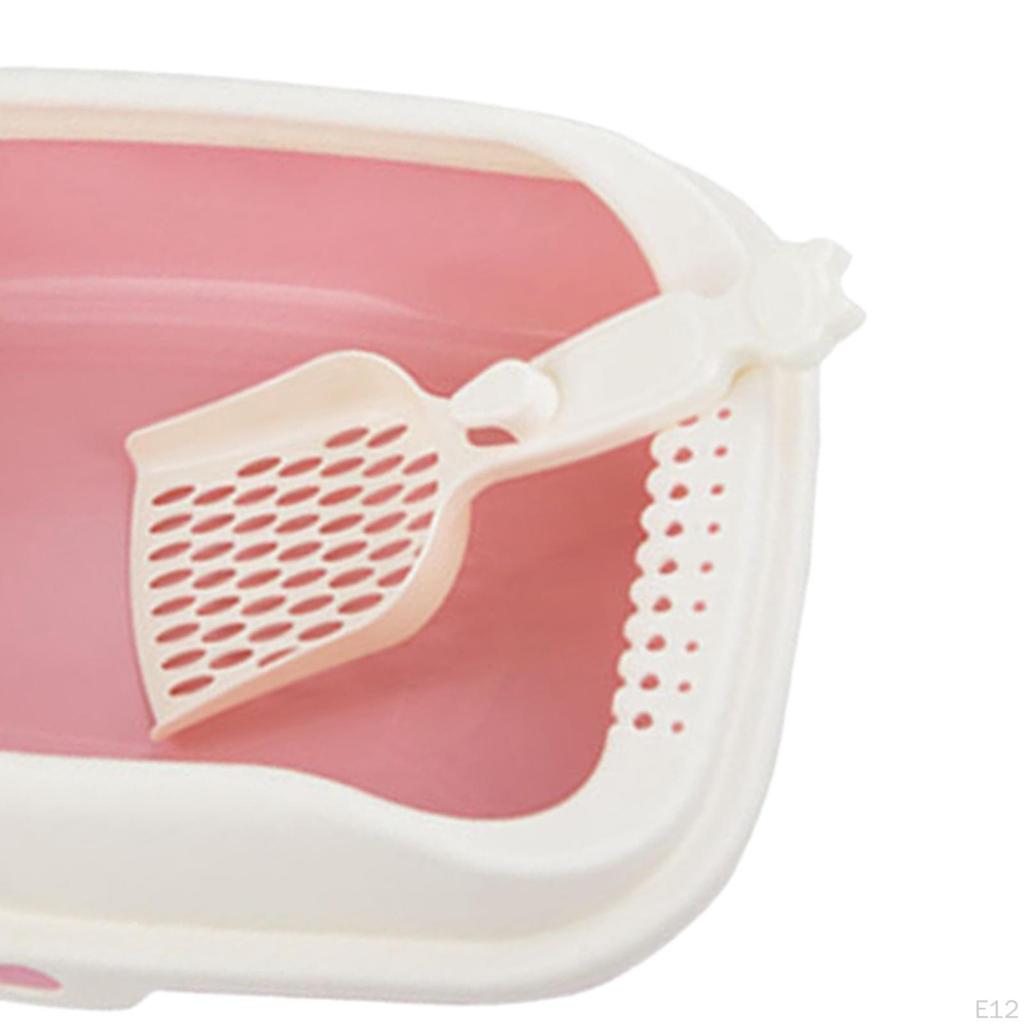 Cat Litter Box Open Top Kitty Tray Potty Toilet Bedpan for Bunny