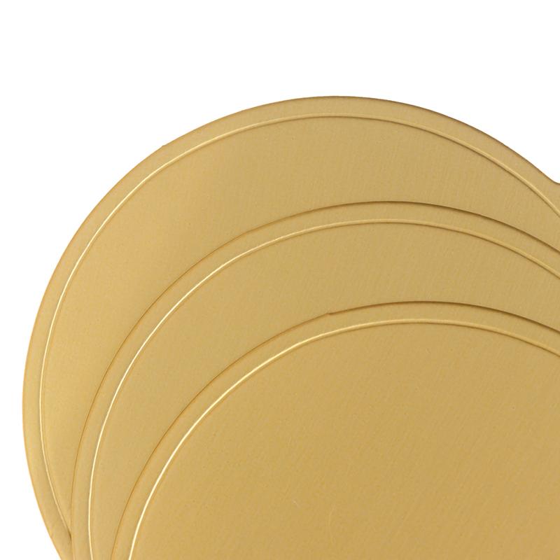 100Pcs/Set Round Cake Board Mousse Pad Card Dessert Baking Pastry Display Tray