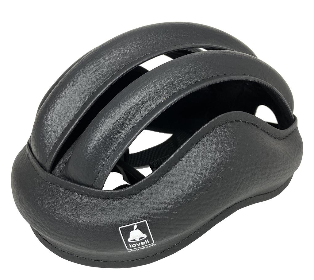 lovell Brimless Cask detachable quick buckle L Black Headgear Head protection (label) One-touch (60-63cm)