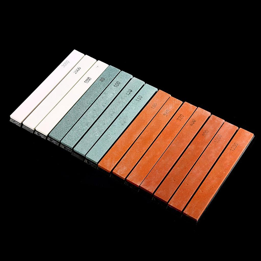 Easy to Replace Whetstone for Repair, Sharpening Corner Knives, Whetstone Set, Lightweight Portable Stone for Kitchen Knives and