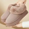 Snow boots women's new heightening warm cotton shoes piled thickened boots women's thick-soled cotton boots versatile short boots