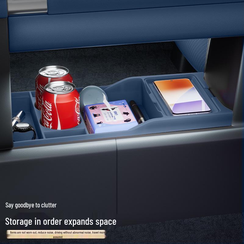 Kompatibel mit Silikon-Aufbewahrungsbox/Organizer/Brillenetui unter Formula Leopard Titanium 7 (Modell 25) Mittelkonsole.