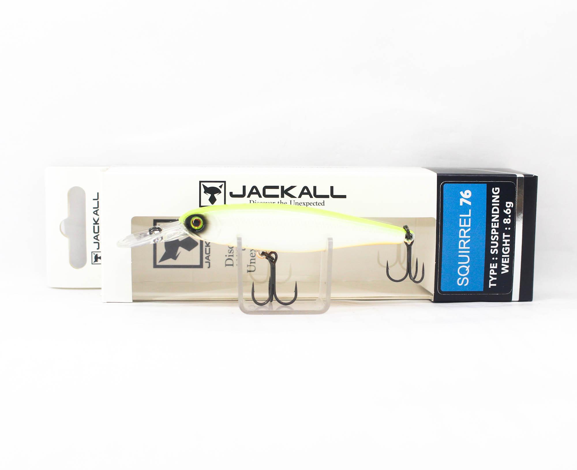 Jackall Squirrel 76SP Воблер-суспендер Chart Back Pearl (5672)