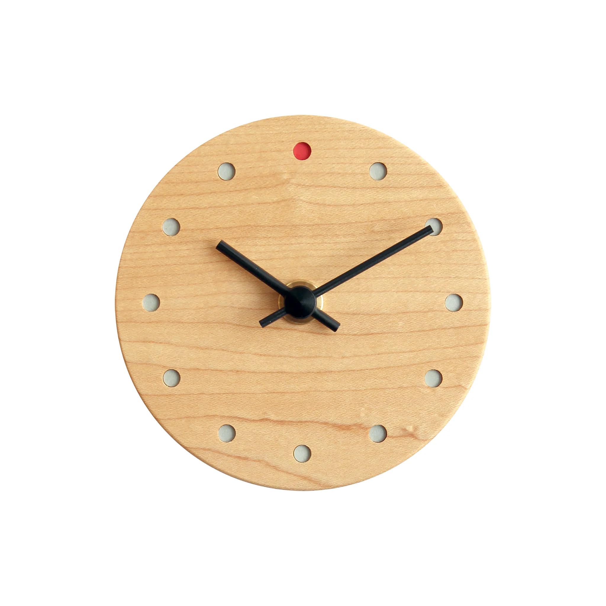 Hacoa Wall Clock Maple Mini-M H152-M